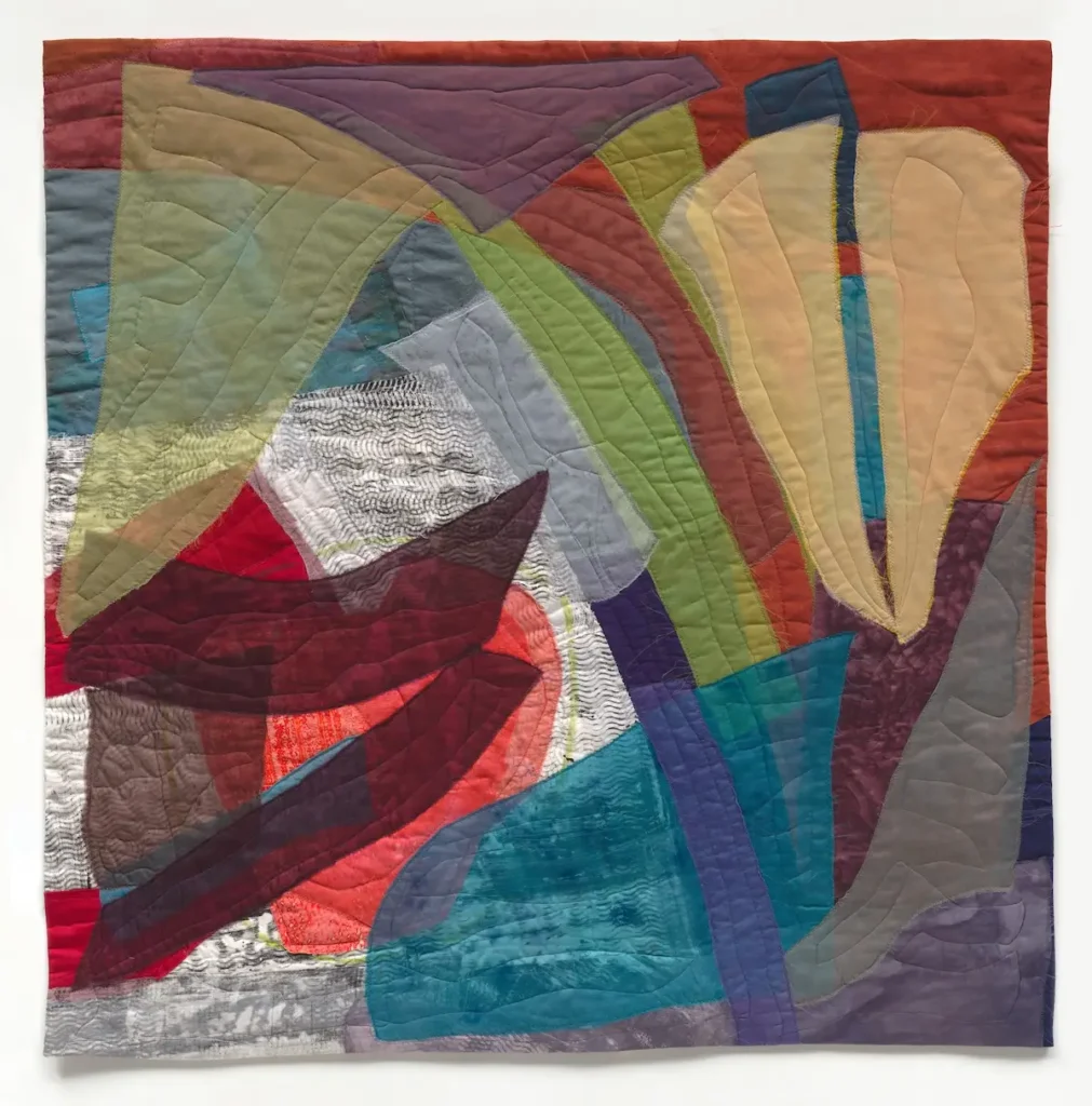 Transformation 7 fiber art by Dominie Nash