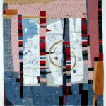 Coin Op Laundry fiber art by Helen Geglio