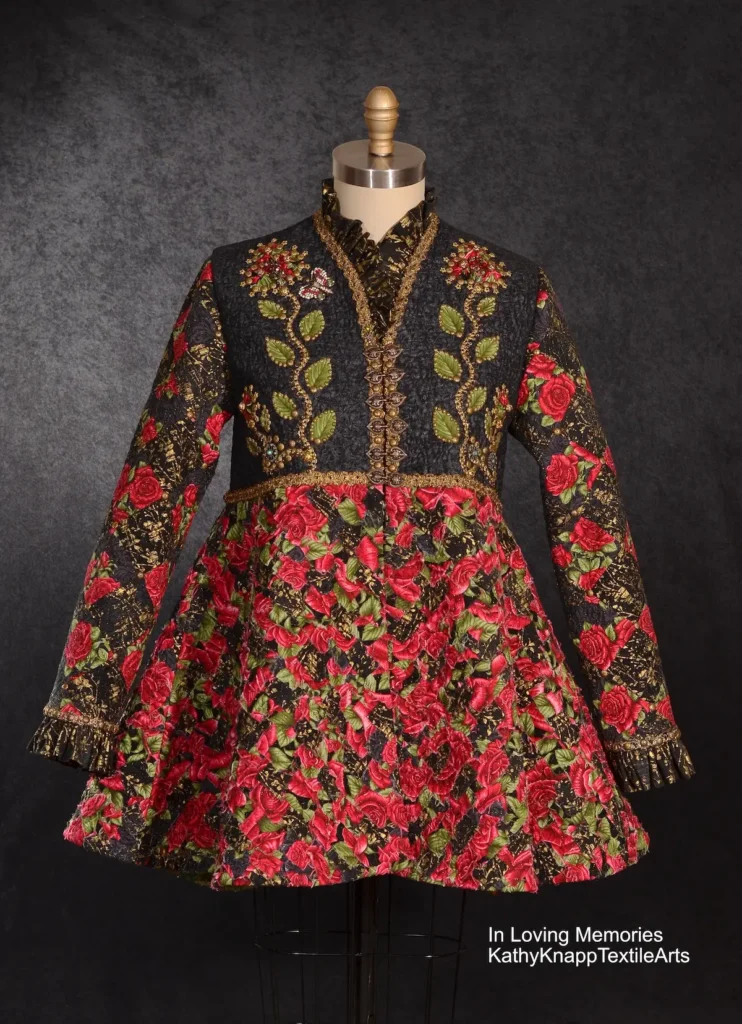 In Loving Memories fiber art by Kathy Knapp