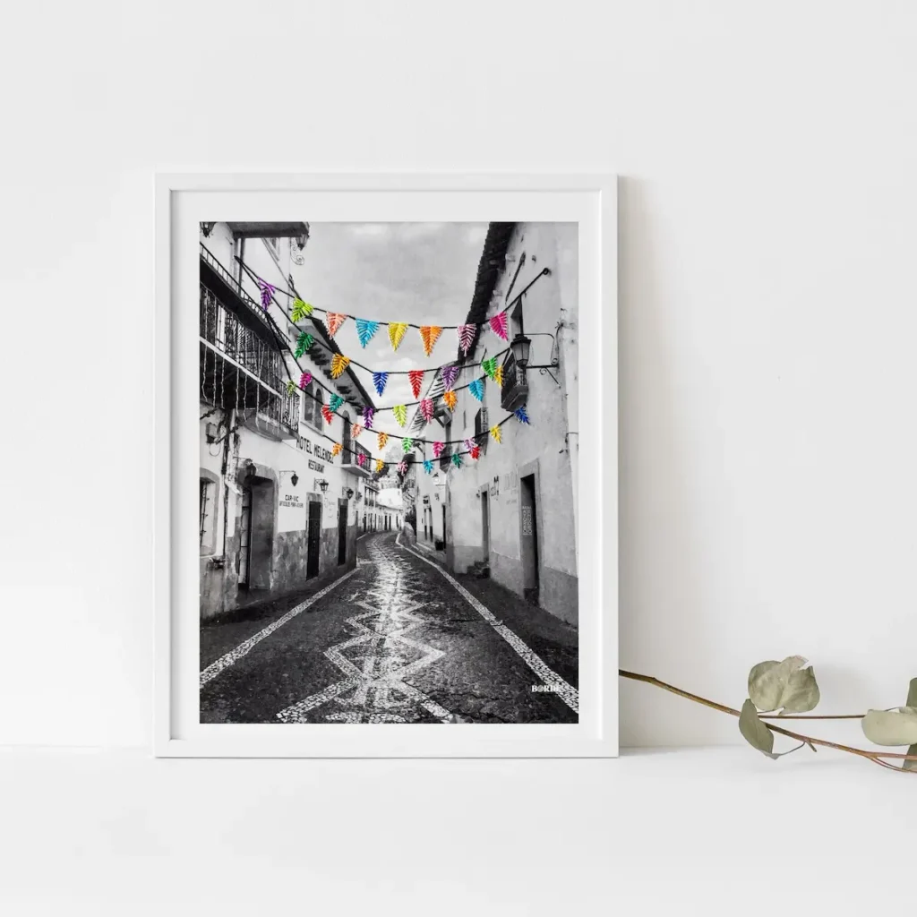 Celebration flags embroidered by Katia Herrera