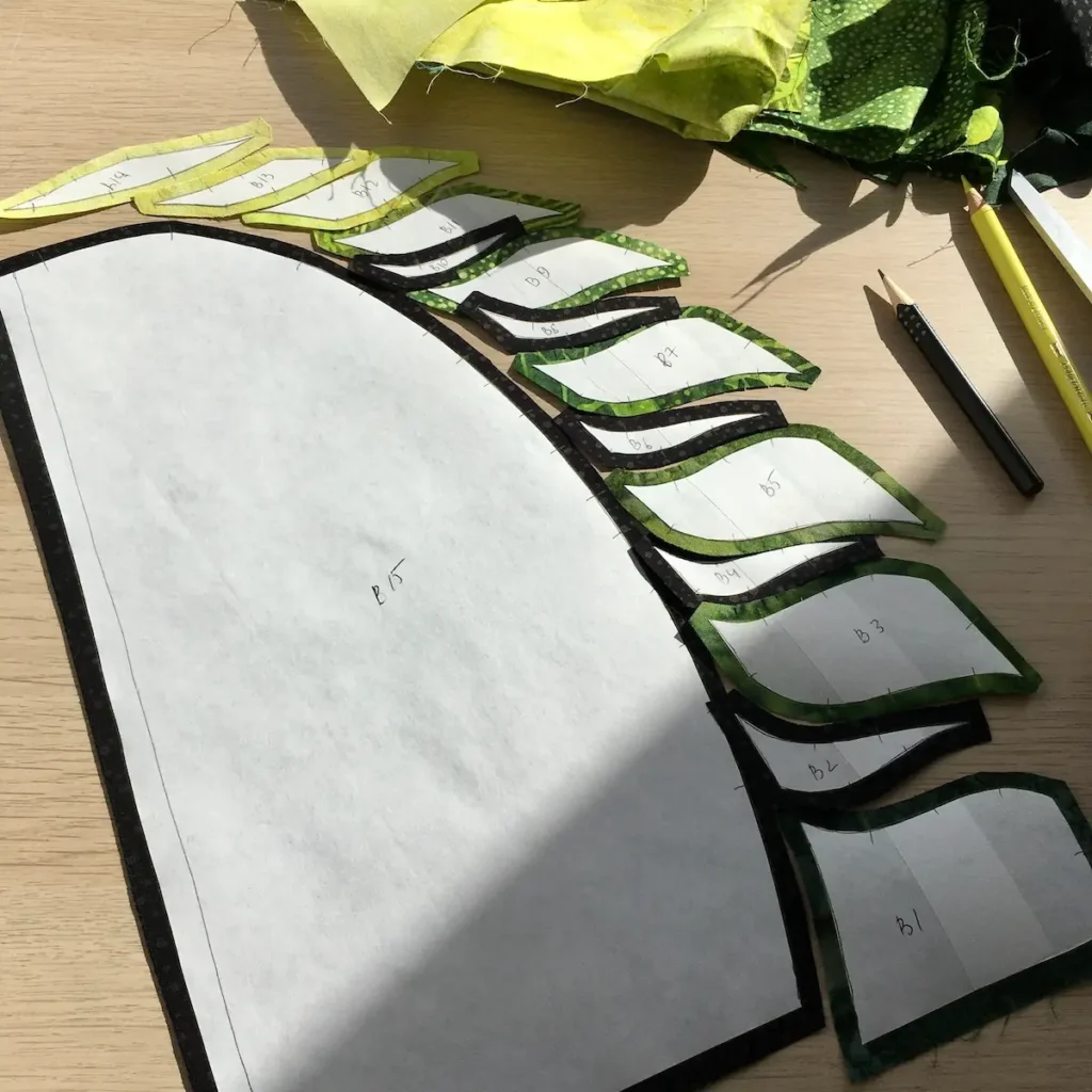 Beginning a quilt by Lena Pugachova