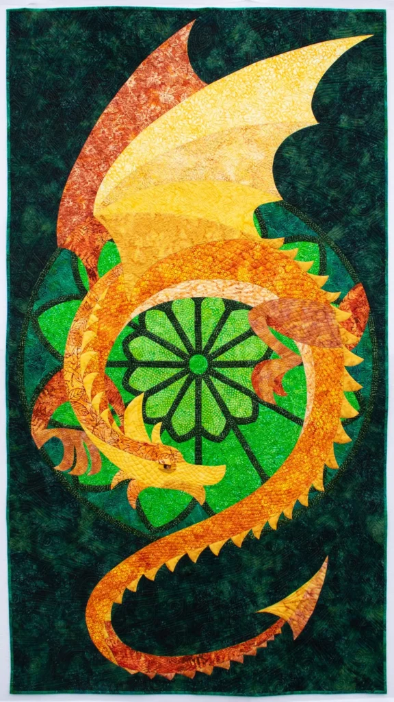 The Secret Keeper fiber art by Lena Pugachova