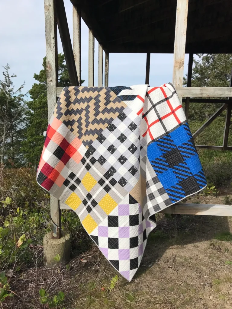 Bespoke BOM quilt by Michelle Freedman