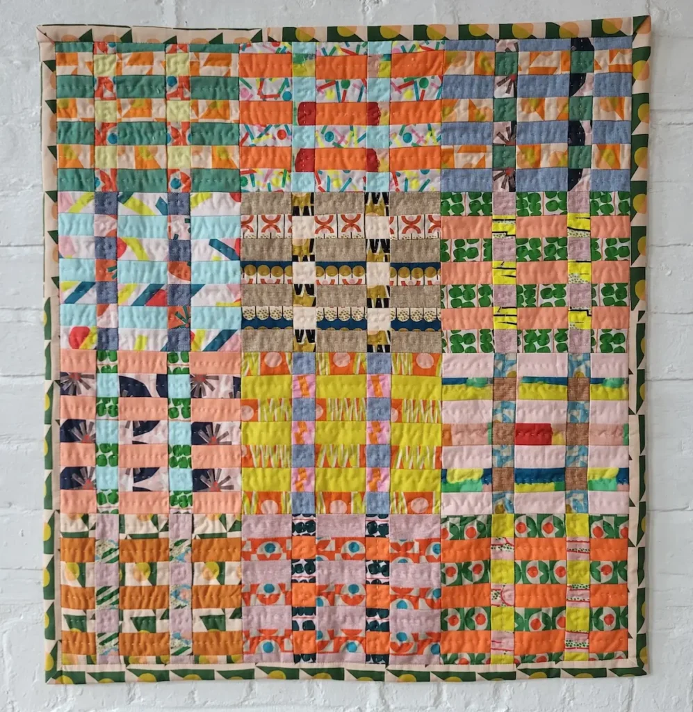 Plaid quilt by Miesje Chafer