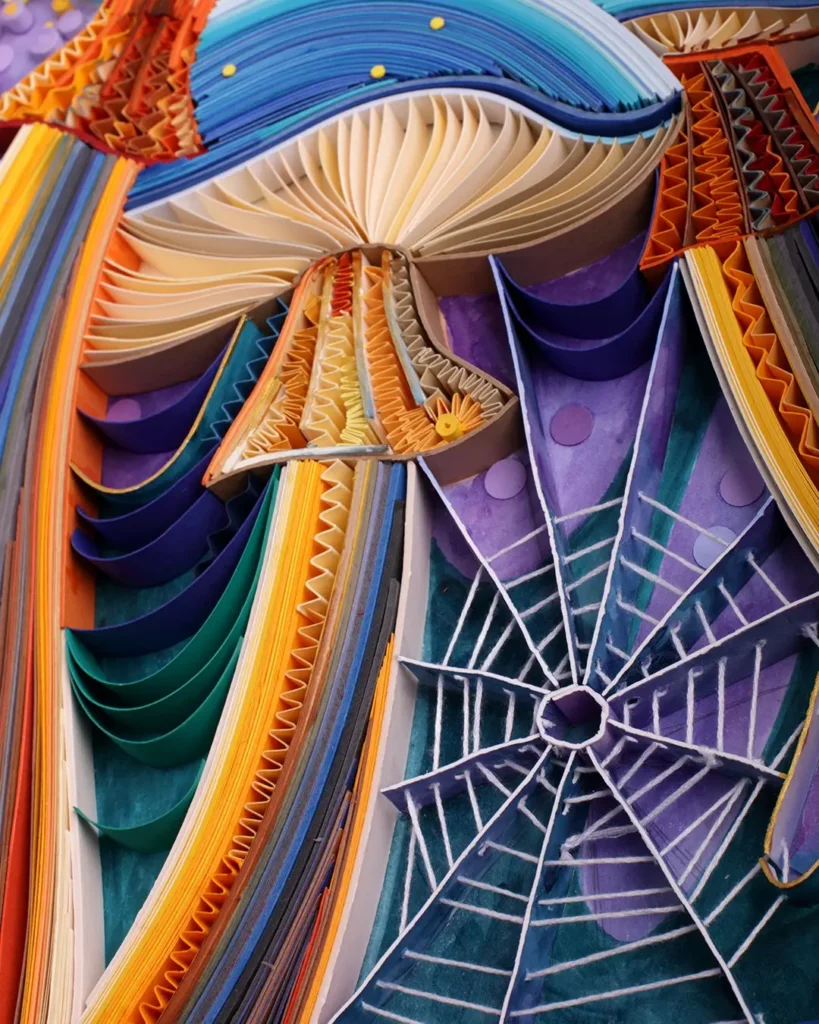 Mushrooms detail 8 by Yulia Brodskaya