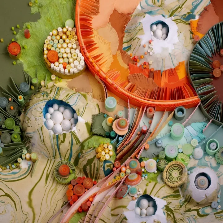 Organica paper art by Yulia Brodskaya