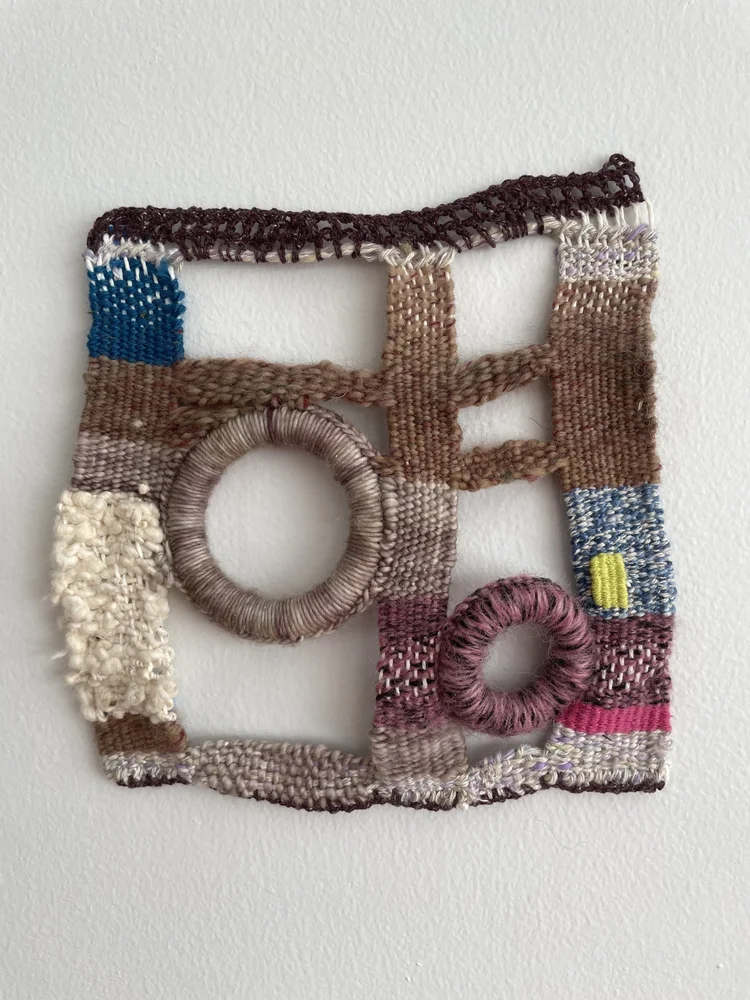 Open weaving by Debby Weiss