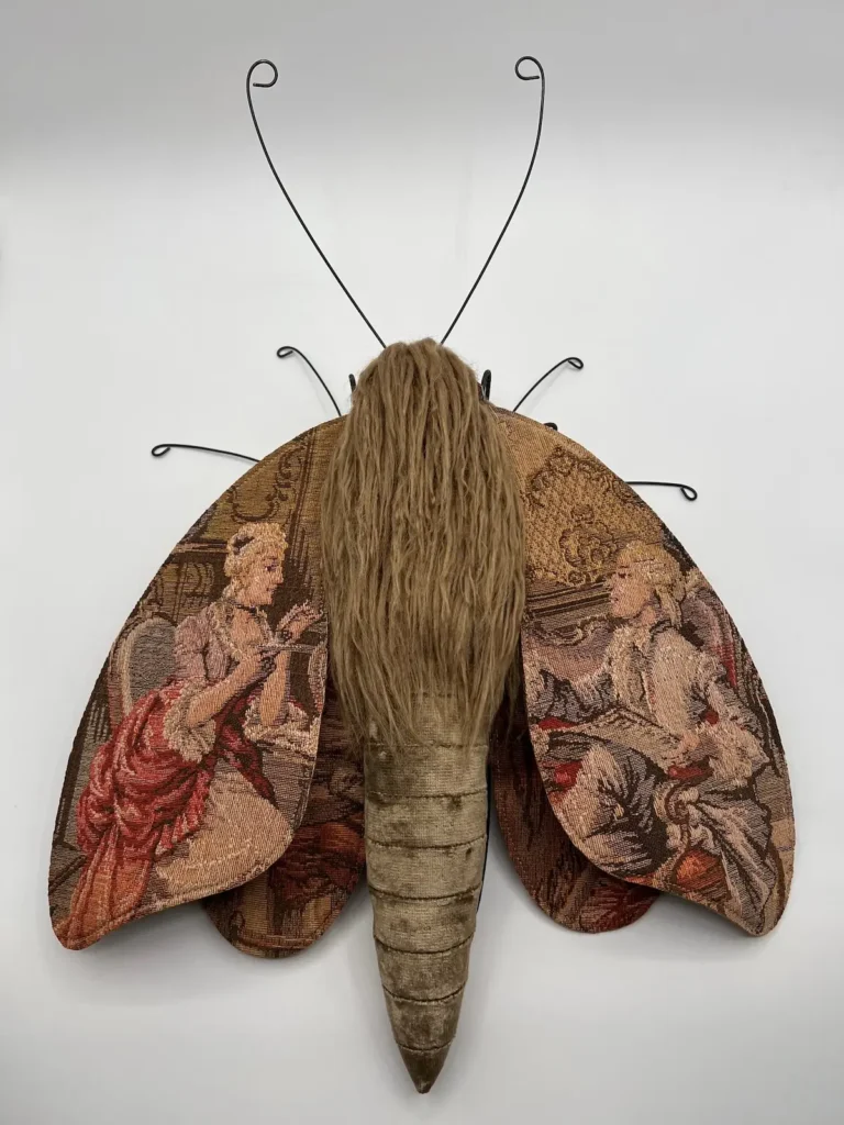 Tapestry cloth moth by Larysa Bernhart