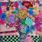 Making Arrangements #4 fiber art by Margaret Grottenthaler