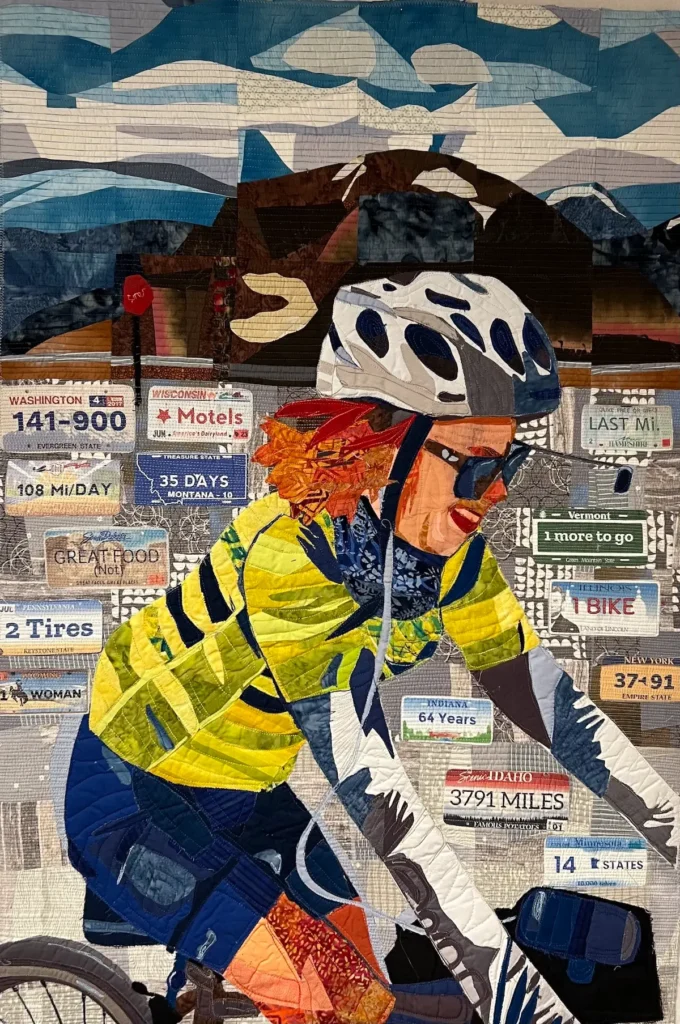 One Incredible Woman fiber art by Margaret Grottenthaler