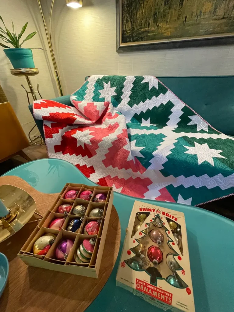 Shiny Brite quilt by Michelle Freedman