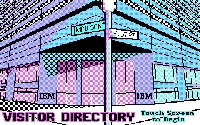 IBM Touch Screen designed by Polly Bech in the mid-80s