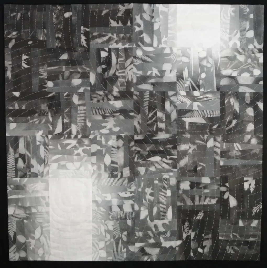 Resonance fiber art by Polly Bech