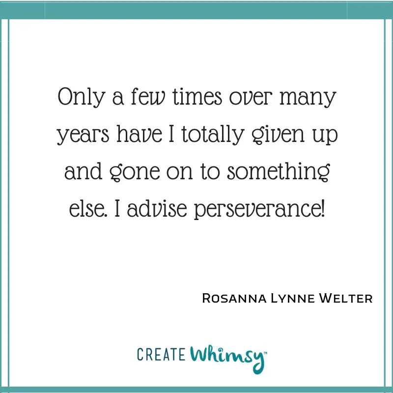Rosanna Lynne Welter quote