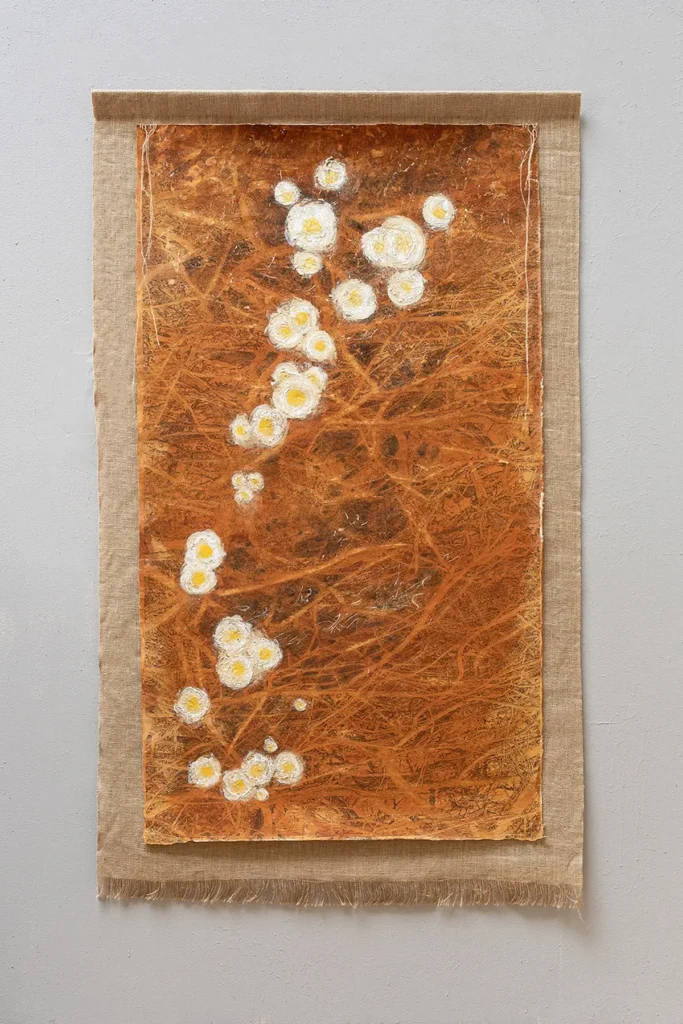 Song of the Mushrooms II art by Salma Arastu