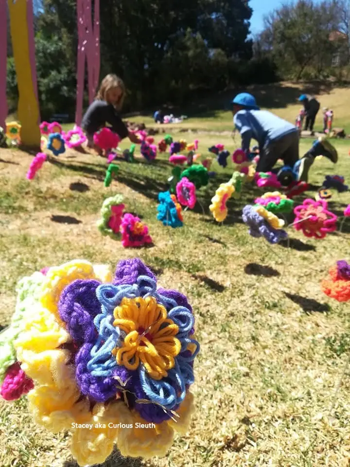 Flower Field crochet by Stacey