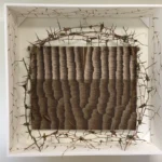 Honey Locust Tree fiber art by Susan Martin Maffei