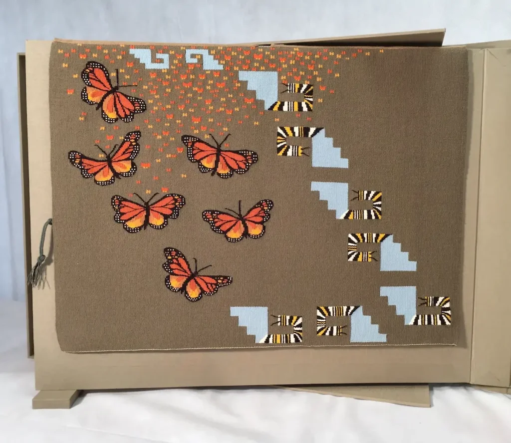 Pandora Box Monarch, detail by Susan Martin Maffei