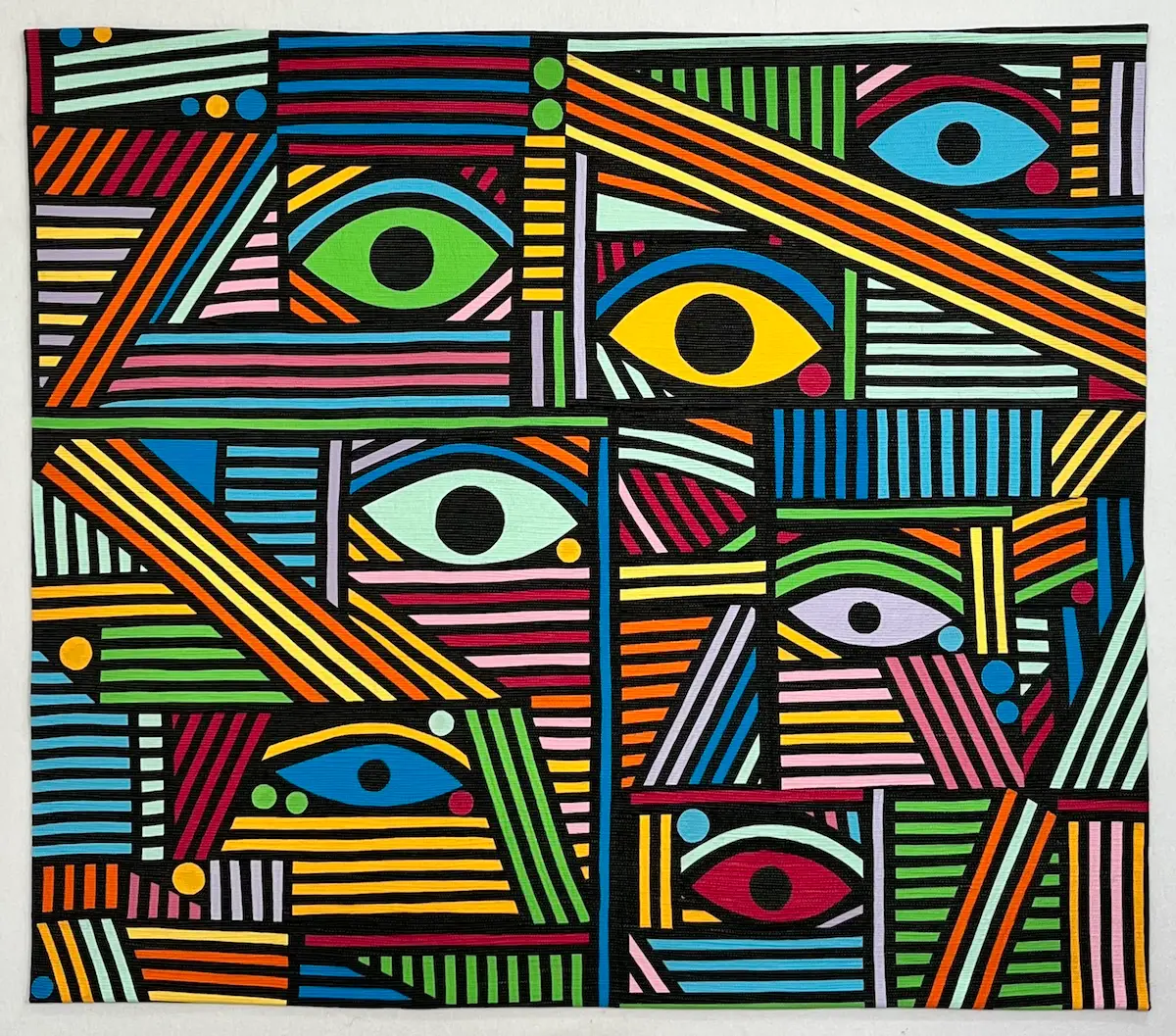 Urban Jungle quilt by Candi Lennox