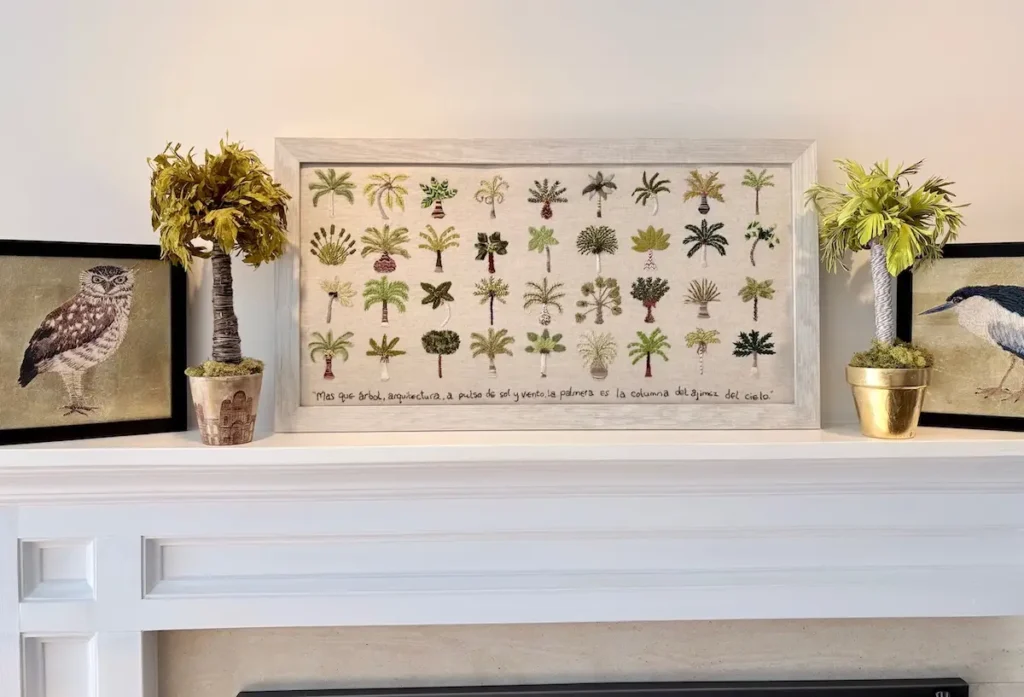 3D Palm Trees made by Deborah Kemball