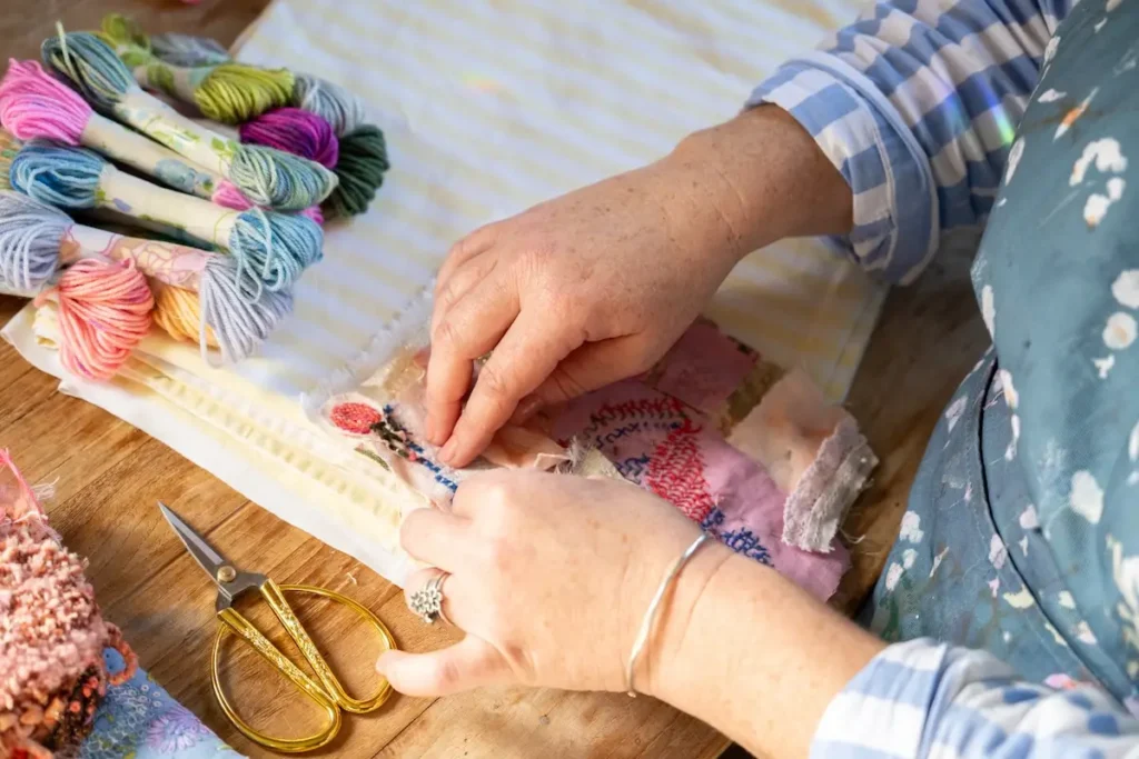 Fleur Woods stitching