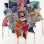 Over The Rainbow fiber art by Oltre l'Arcobaleno