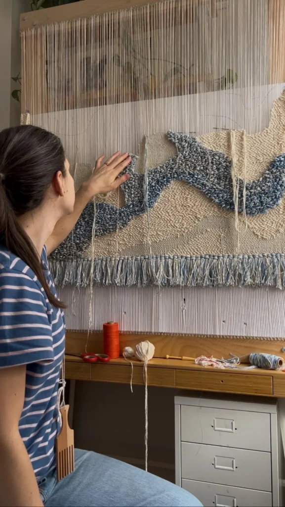 Current tapestry commission by Karen Fuller