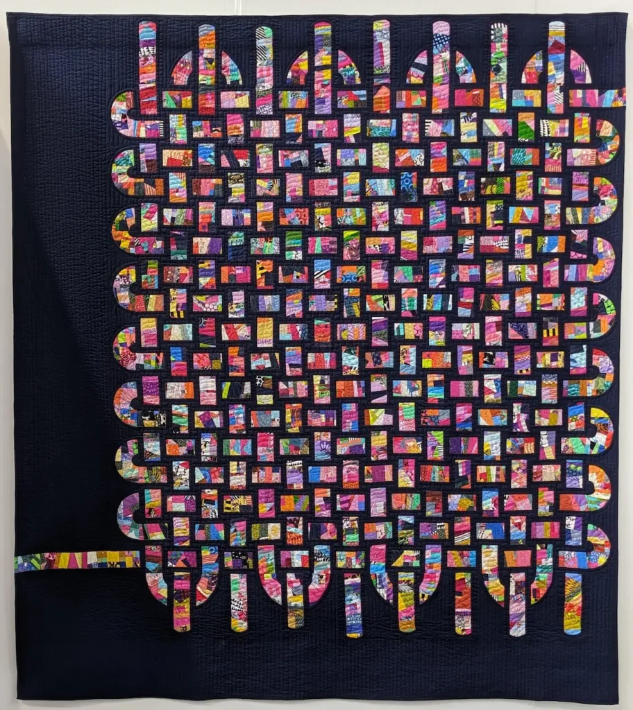 Weaving quilt by Kate Sandford