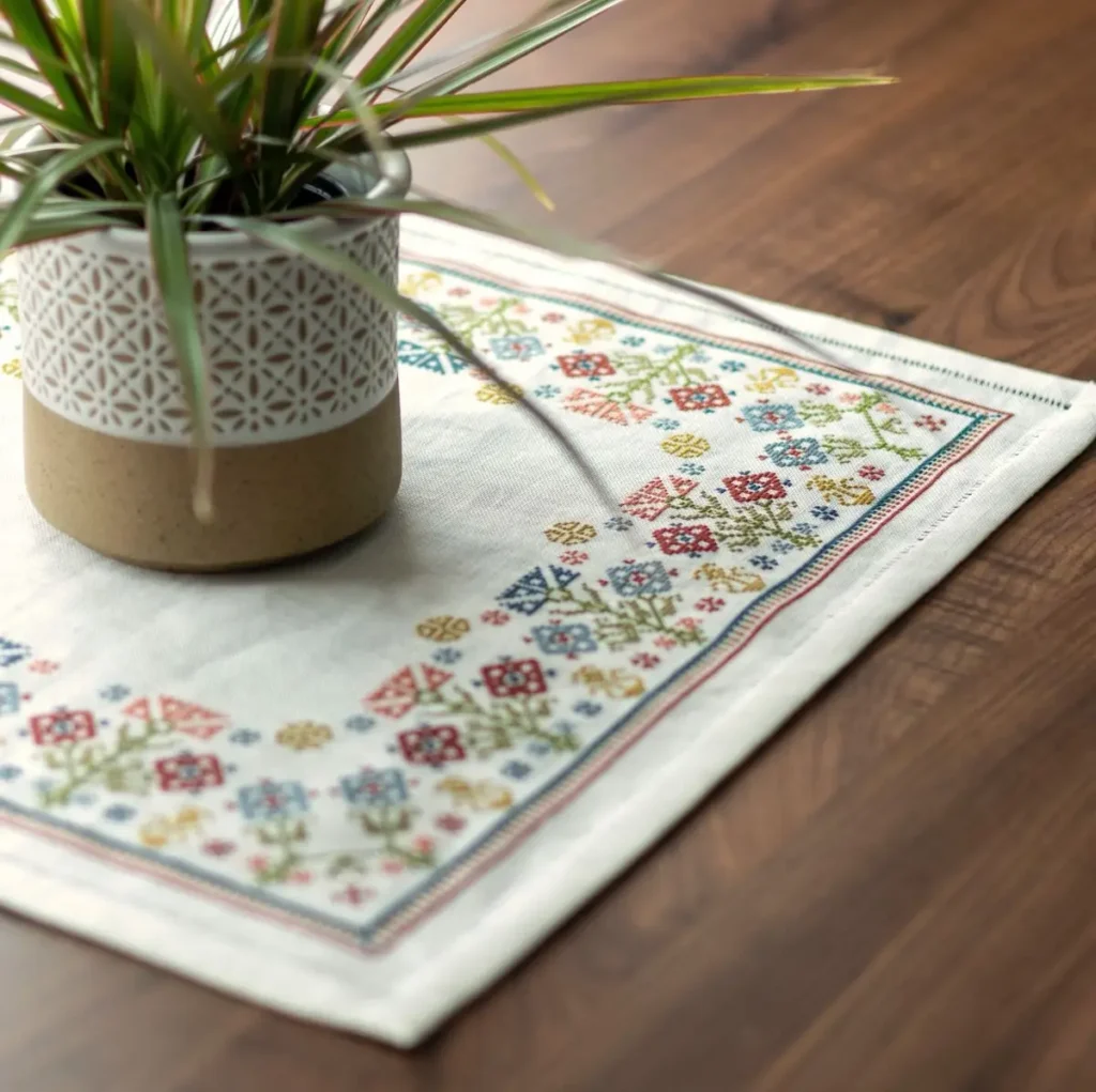 Ionian Floral embroidery design by Krista West