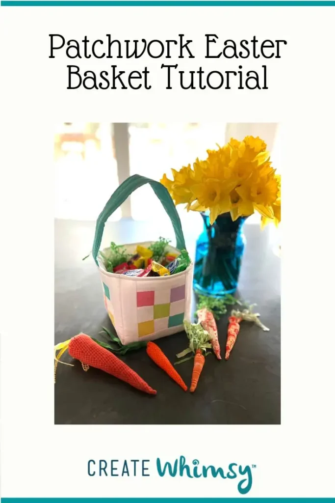 Patchwork Easter Basket Pinterest Image 4