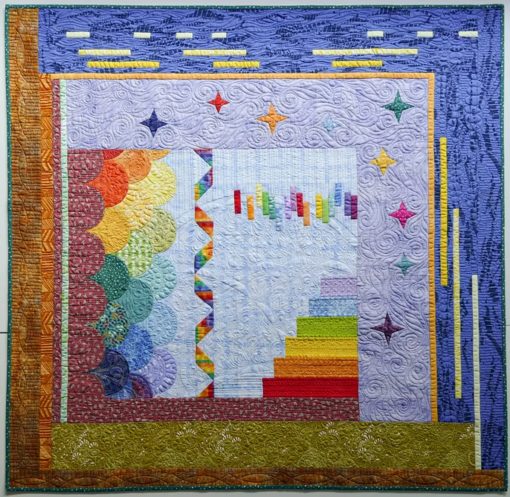 Cramshell quilt by Tomomi McElwee