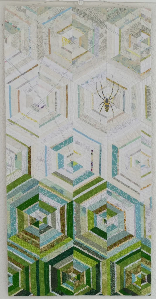Spider quilt by Tomomi McElwee