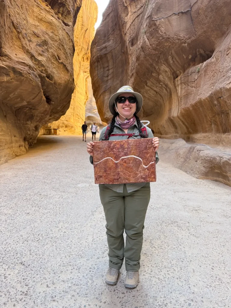 Al Siq quilt by Leanne McGiveron