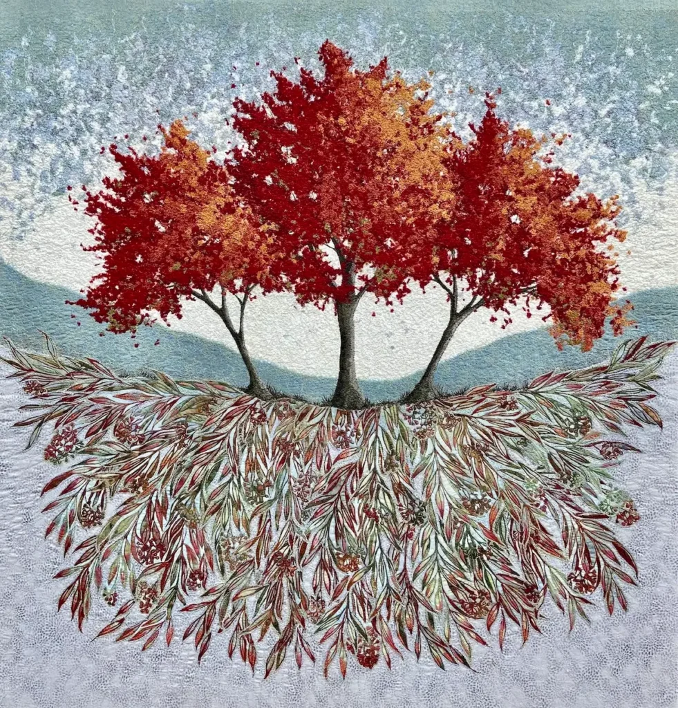 Otherworld fiber art by Eileen McNulty