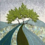 Fairy Fort fiber art by Eileen McNulty