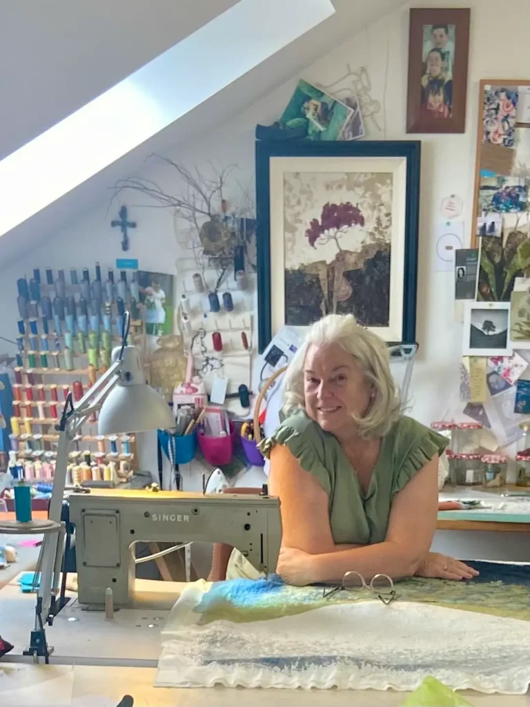 Eileen McNulty in her studio
