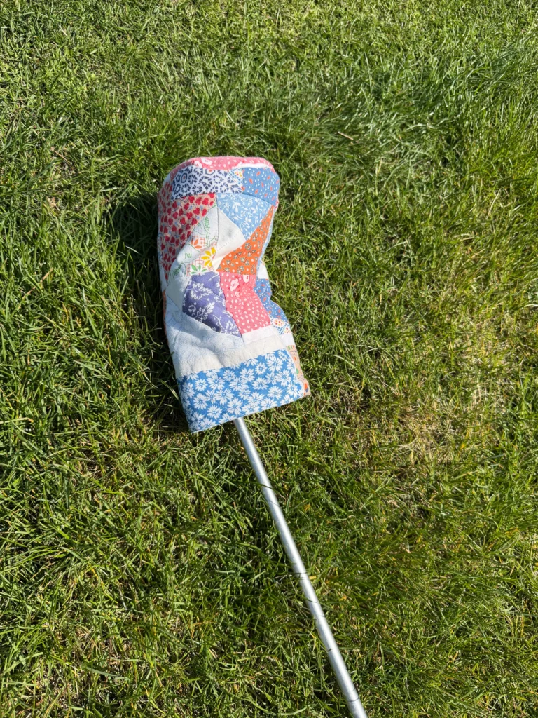 Golf club covers on course 2