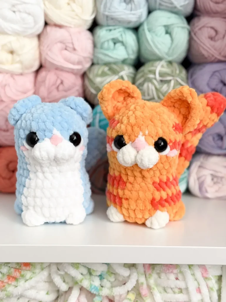 Cats crocheted by Jacki Donhou