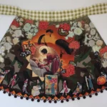 Home Fires fiber art by Kristin LaFlamme