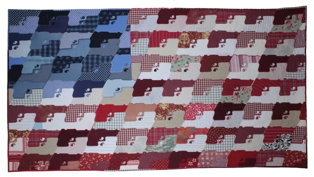 Murica fiber art by Kristin LaFlamme