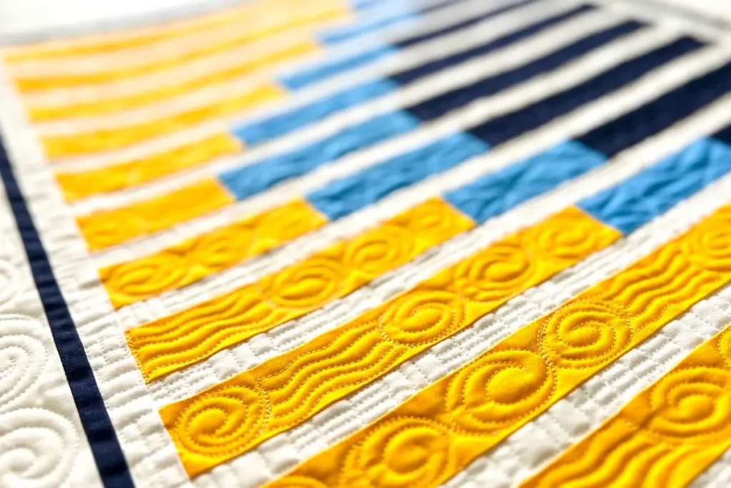 Hope Bay mini quilt by Leanne McGiveron