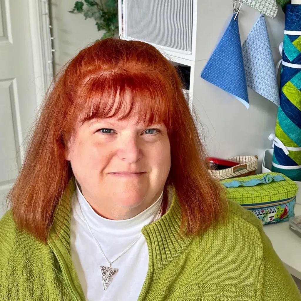 Leanne McGiveron in her studio