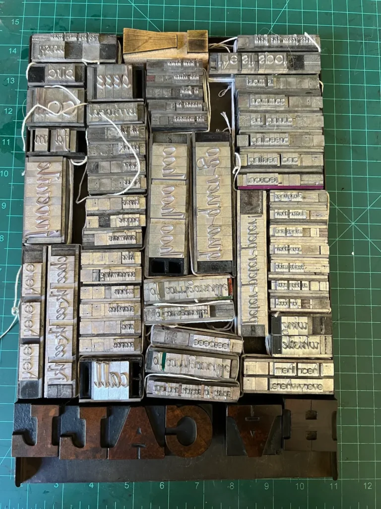 Type is all set for Listen book by Rebecca Chamlee