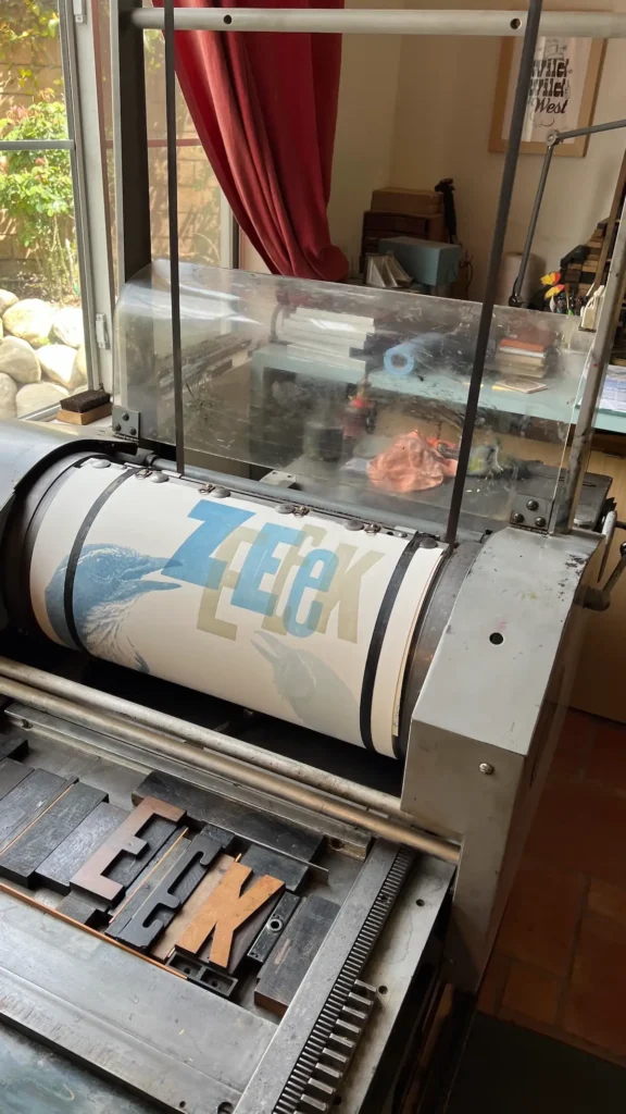 Printing Listen by Rebecca Chamlee