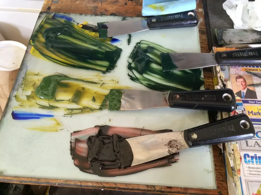 Inks for Where Stucco Meets book by Rebecca Chamlee