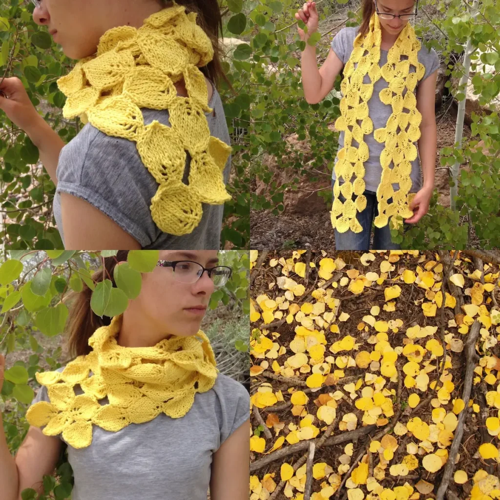 Pando knitted scarf by Virginia Catherall