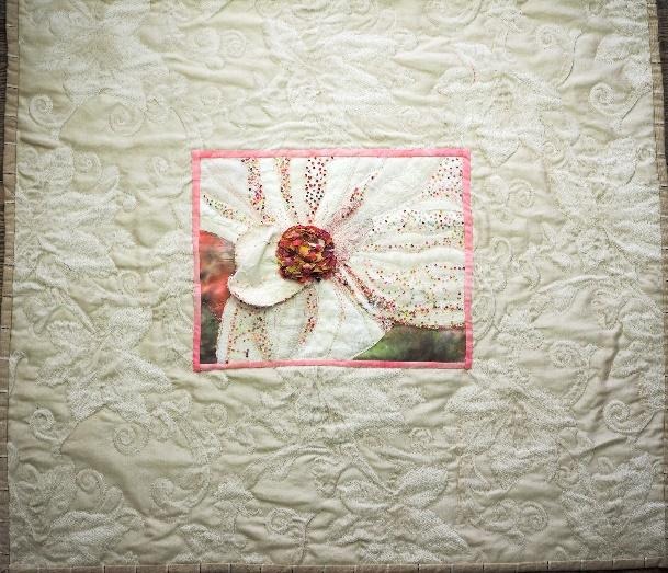 Jane Magnolia fiber art by Andrea Finch