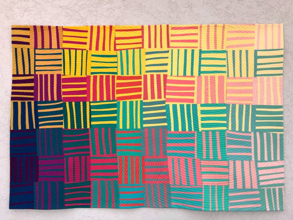 Vibrato quilt by Carolina Oneto