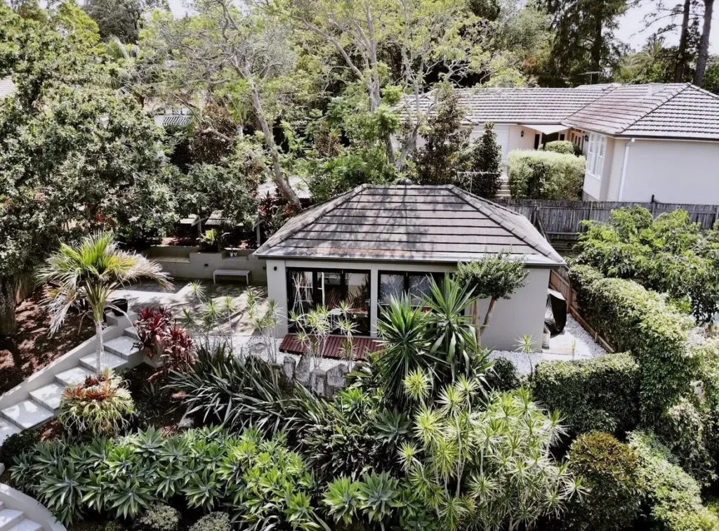 Aerial view of Elizabeth Sullivan studio