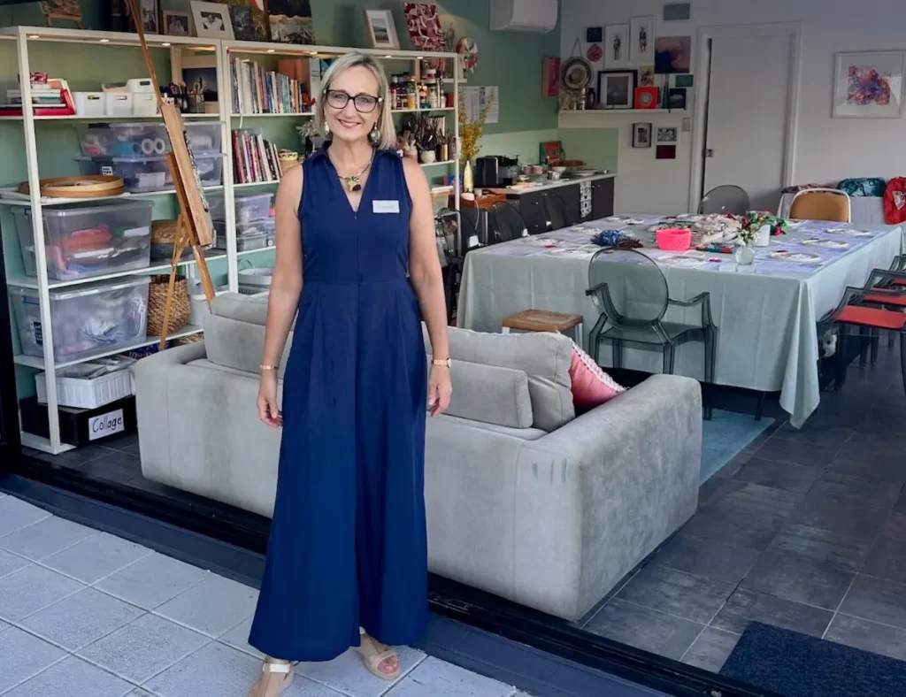 Elizabeth Sullivan in her studio 2